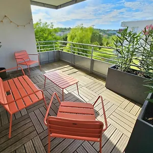T3 Universites & Hospitals - Havre De Paix Pres - Parking - Terrasse Toulouse